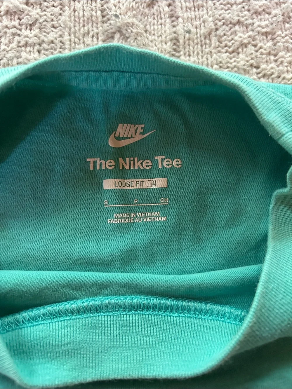 Nike Teal Loose Fit The Nike Tee